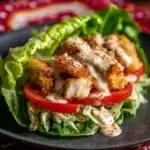 Chicken Caesar Salad Lettuce Wrap Recipe
