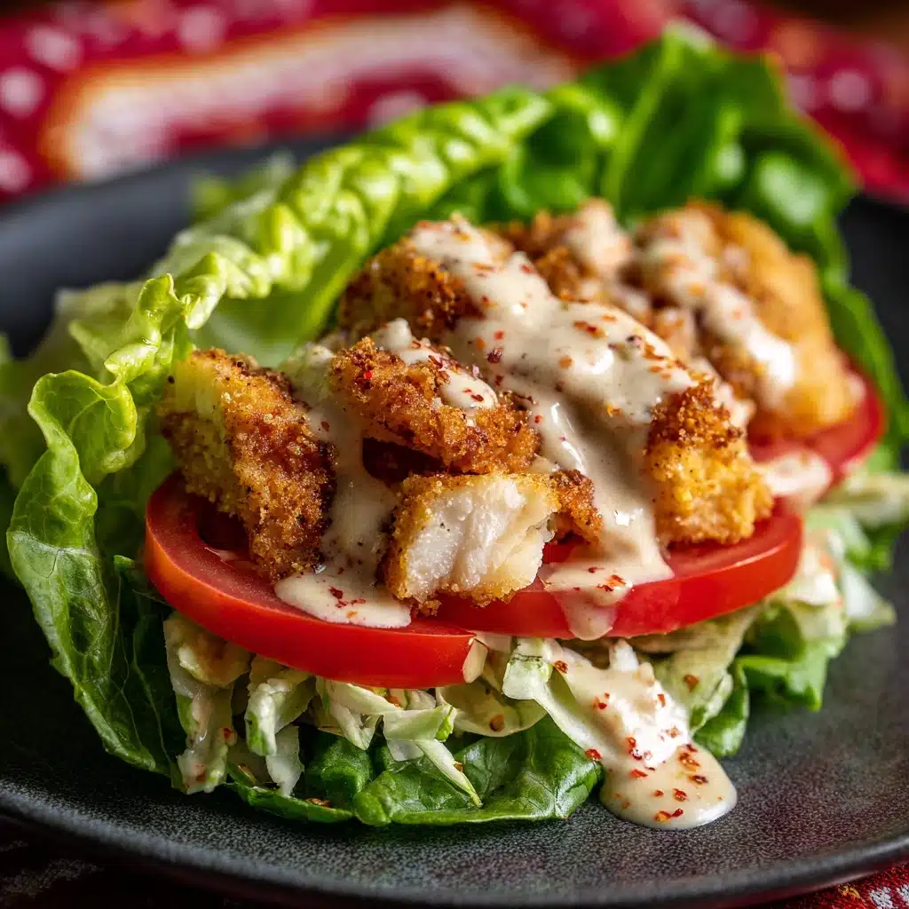 Chicken Caesar Salad Lettuce Wrap Recipe - Recipe Image