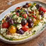 Greek Style Loaded Hummus Recipe
