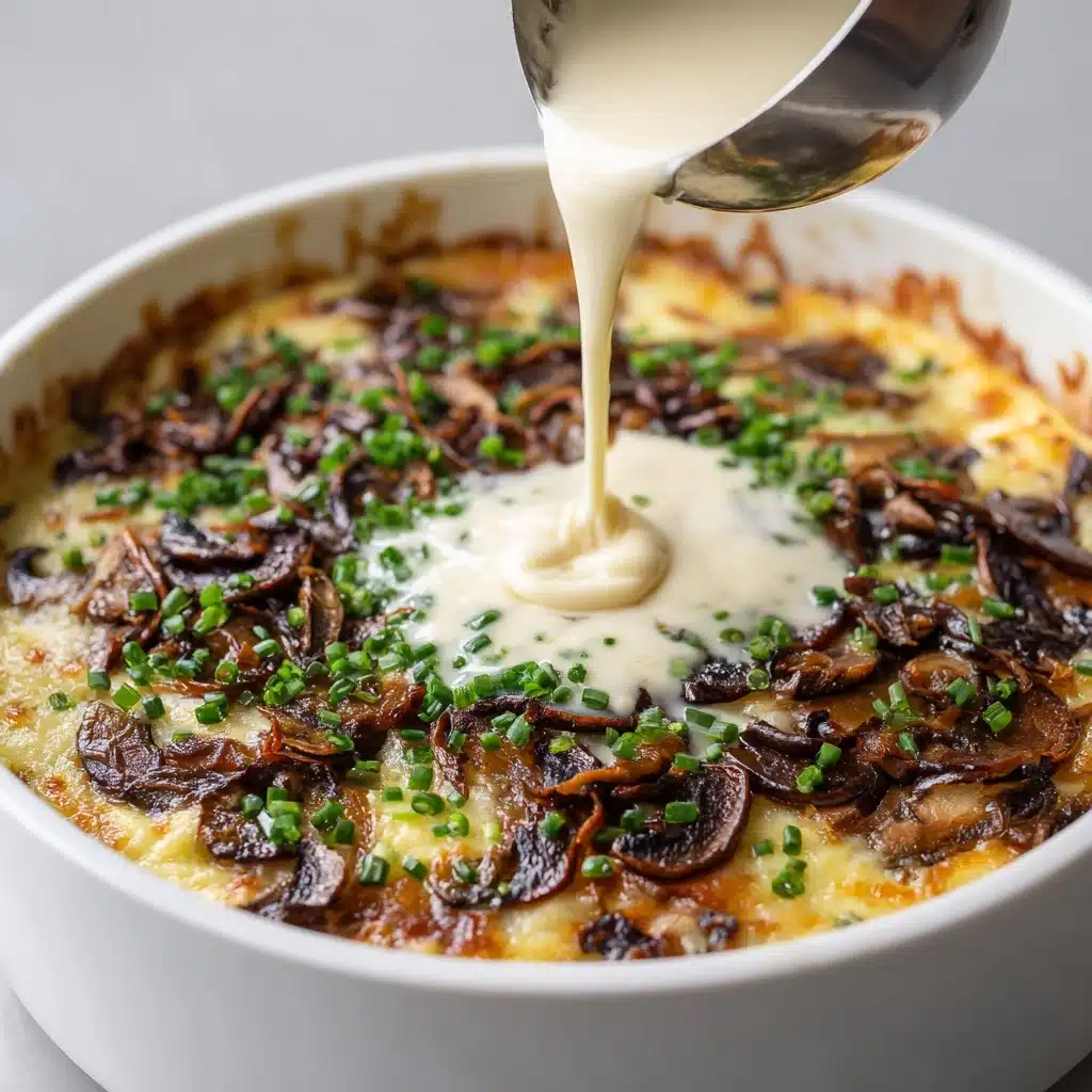 Chicken and Mushroom Gratin Recipe