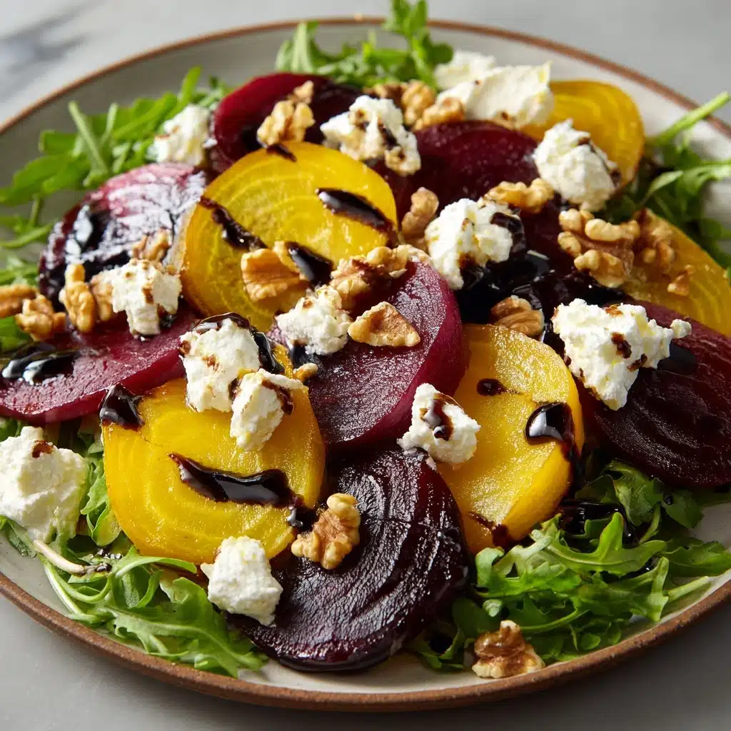 Beet Salad with Goat Cheese and Balsamic Recipe - Recipe Image