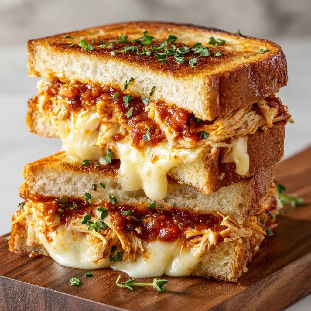 Lazy Chicken Parmesan Grilled Cheese Recipe