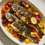 Easy Mediterranean Baked Mackerel Fish Recipe