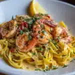 Lemon Pepper Lobster Shrimp Pasta Recipe