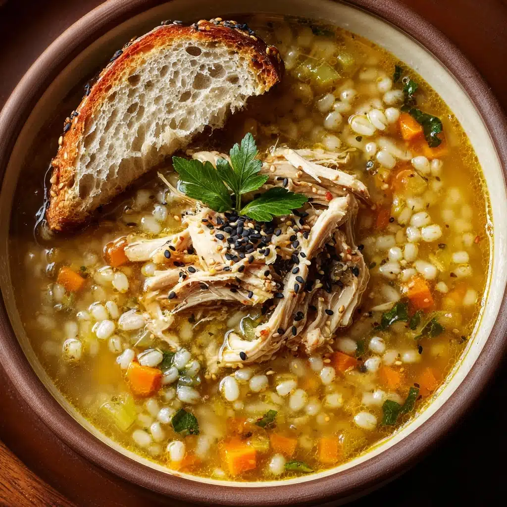 Crockpot Chicken and Barley Soup Recipe