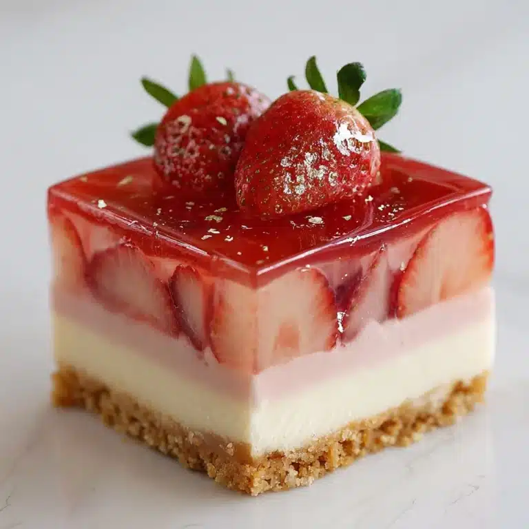 Philadelphia Strawberry Cheesecake Bars Recipe