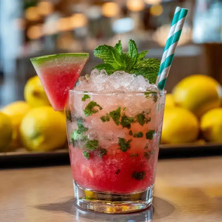 Watermelon Mint Lemonade Recipe