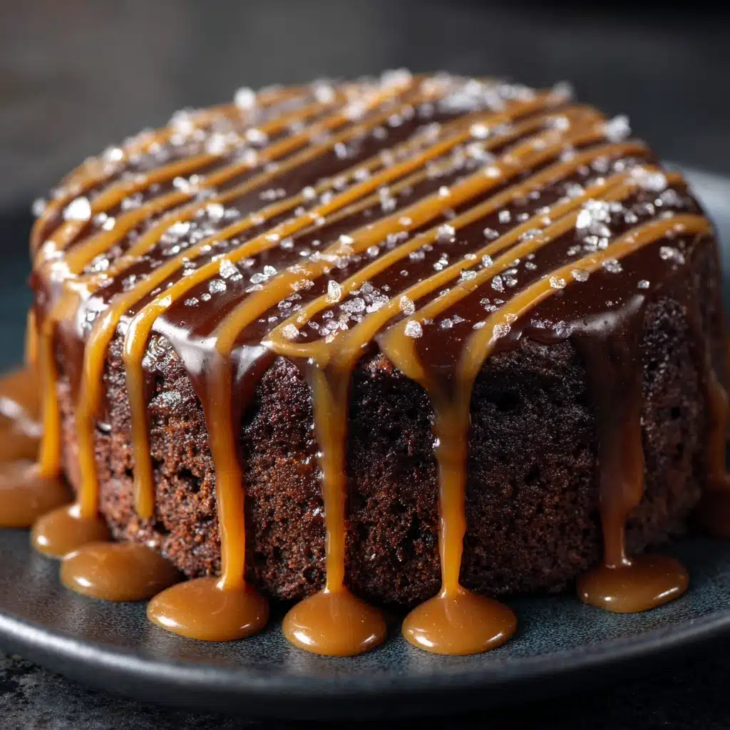 Salted Caramel Chocolate Fudge Cake Recipe - Recipe Image