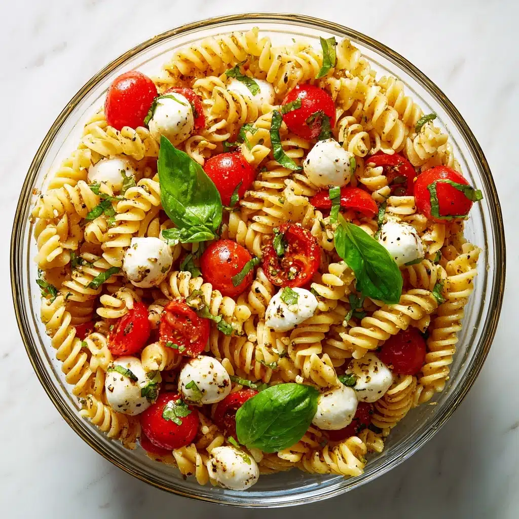 Caprese Pasta Salad: A Fresh and Flavorful Recipe for Summer Gatherings Recipe - Recipe Image