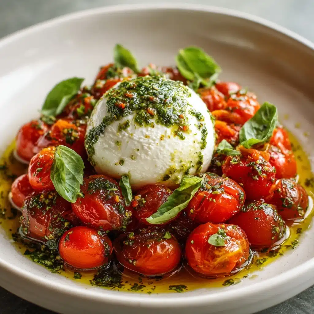 Bursty Tomato Burrata Salad Recipe - Recipe Image