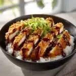 Delicious Japanese Katsu Bowls with Tonkatsu Sauce Recipe
