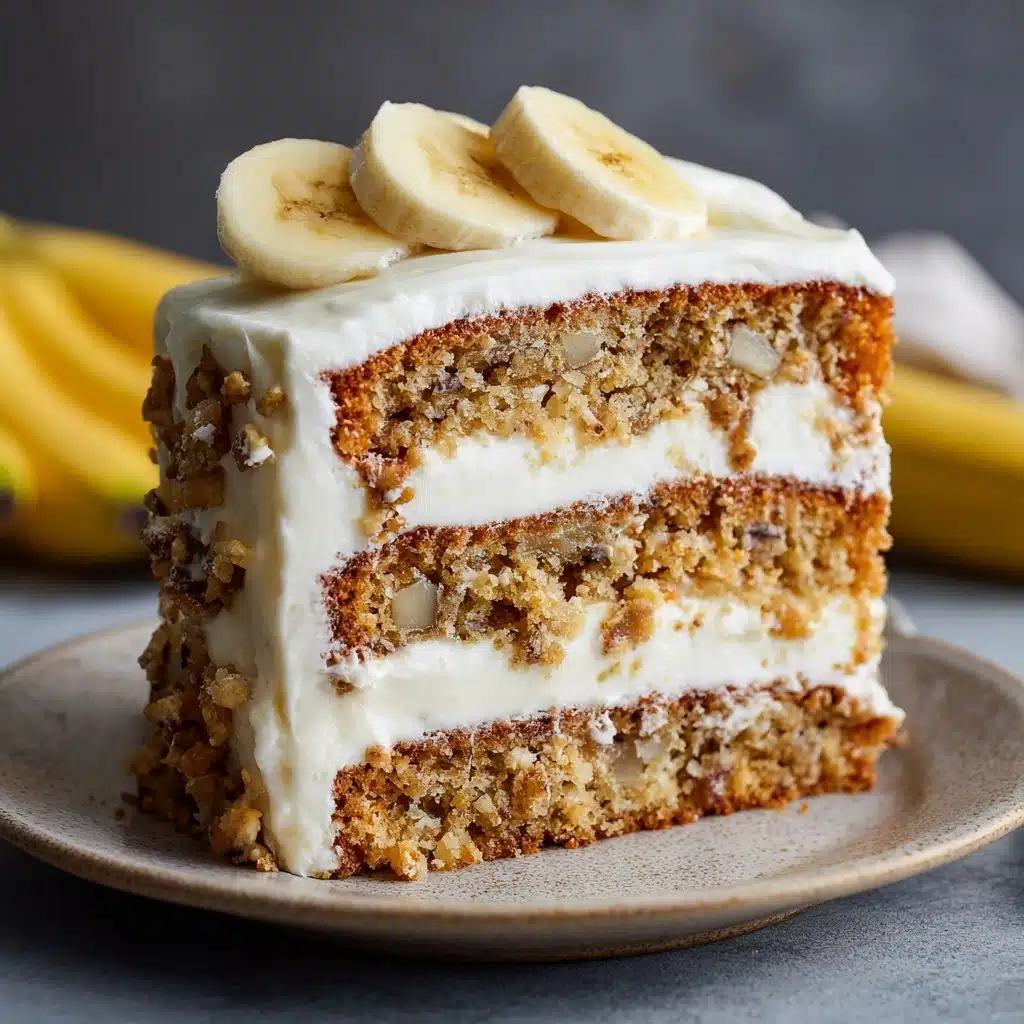 Banana Bread Cake with Cream Cheese Frosting Recipe - Recipe Image