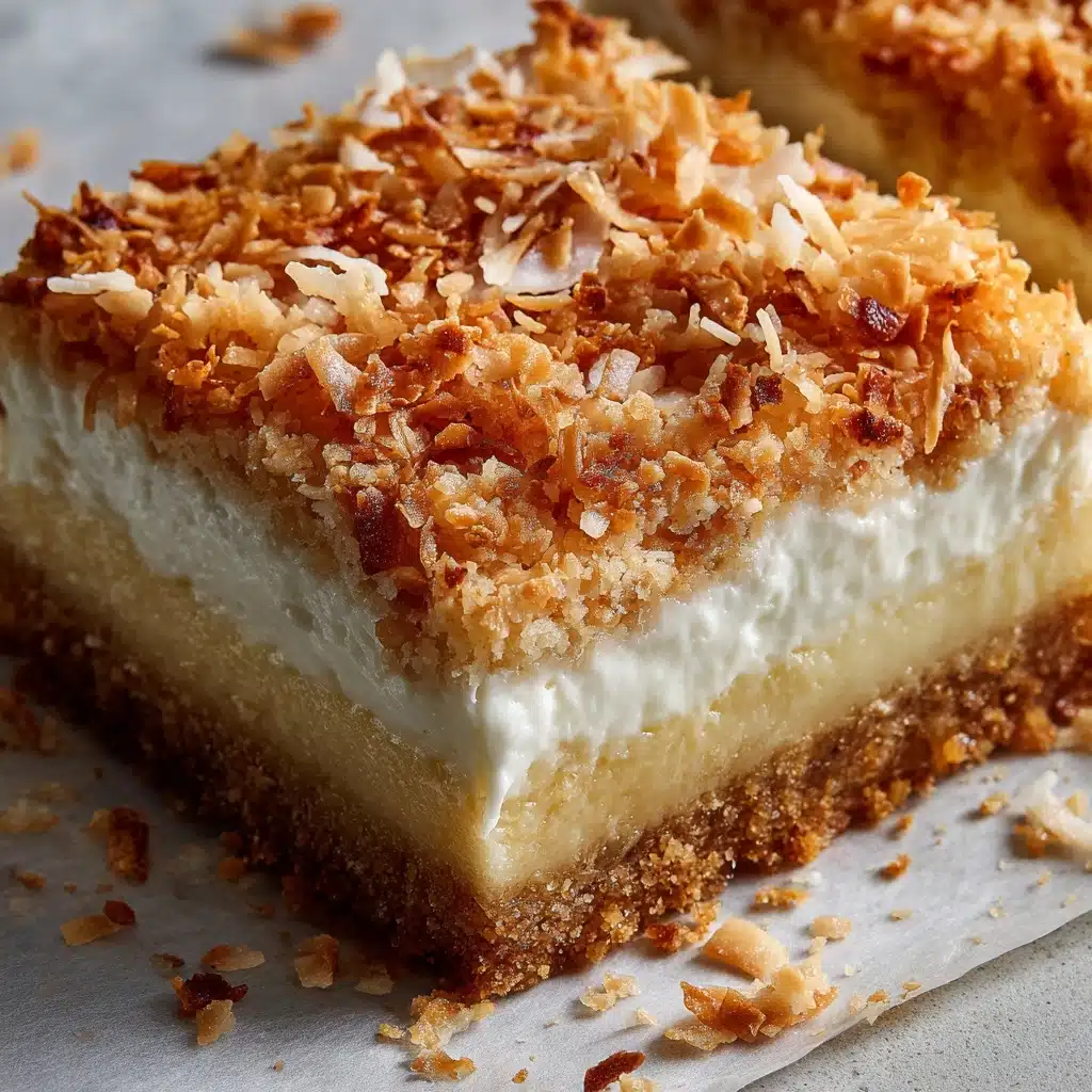 Chewy Coconut Bars Recipe - Recipe Image