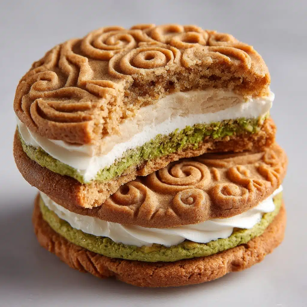 Pistachio Latte Sandwich Cookies Recipe