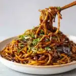 Soy Sauce Pan-Fried Noodles Recipe