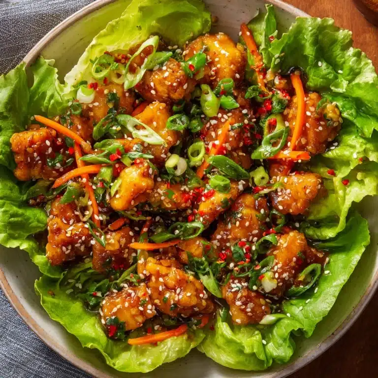 Thai Chicken Lettuce Wraps Recipe