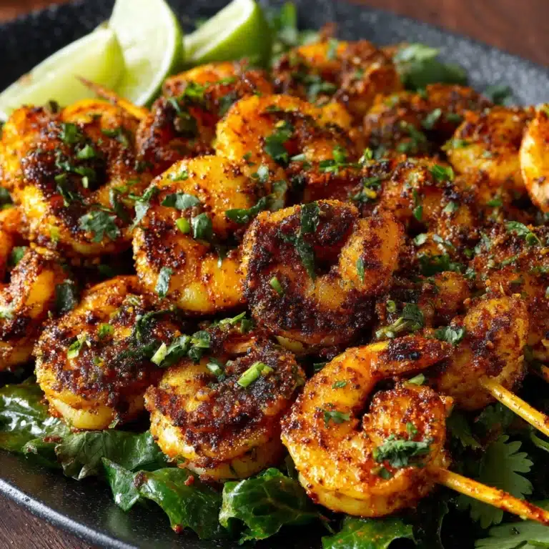 Grilled Cajun Shrimp Skewers Recipe