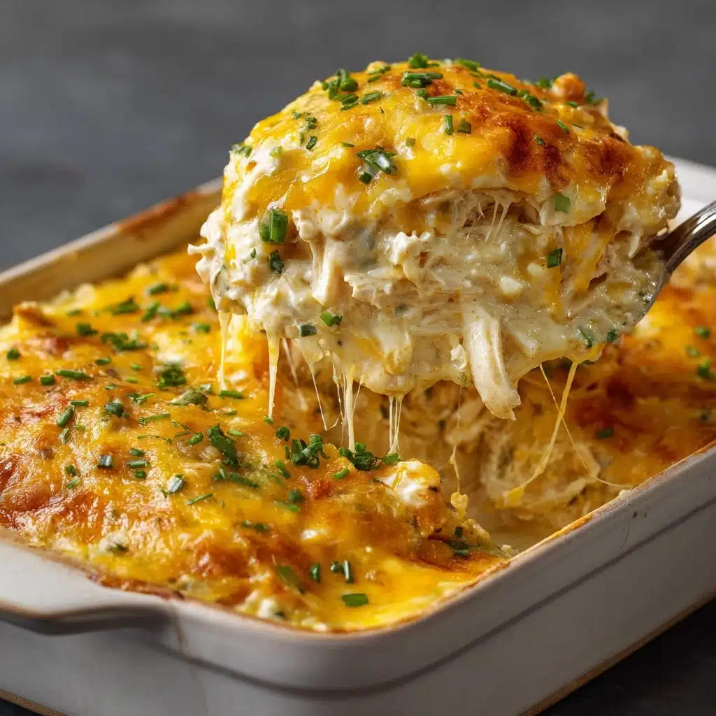 Creamy Million Dollar Chicken Casserole Recipe - Recipe Image