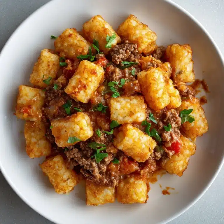 Cheesy Meatball Tater Tot Casserole : Comforting & Easy Recipe