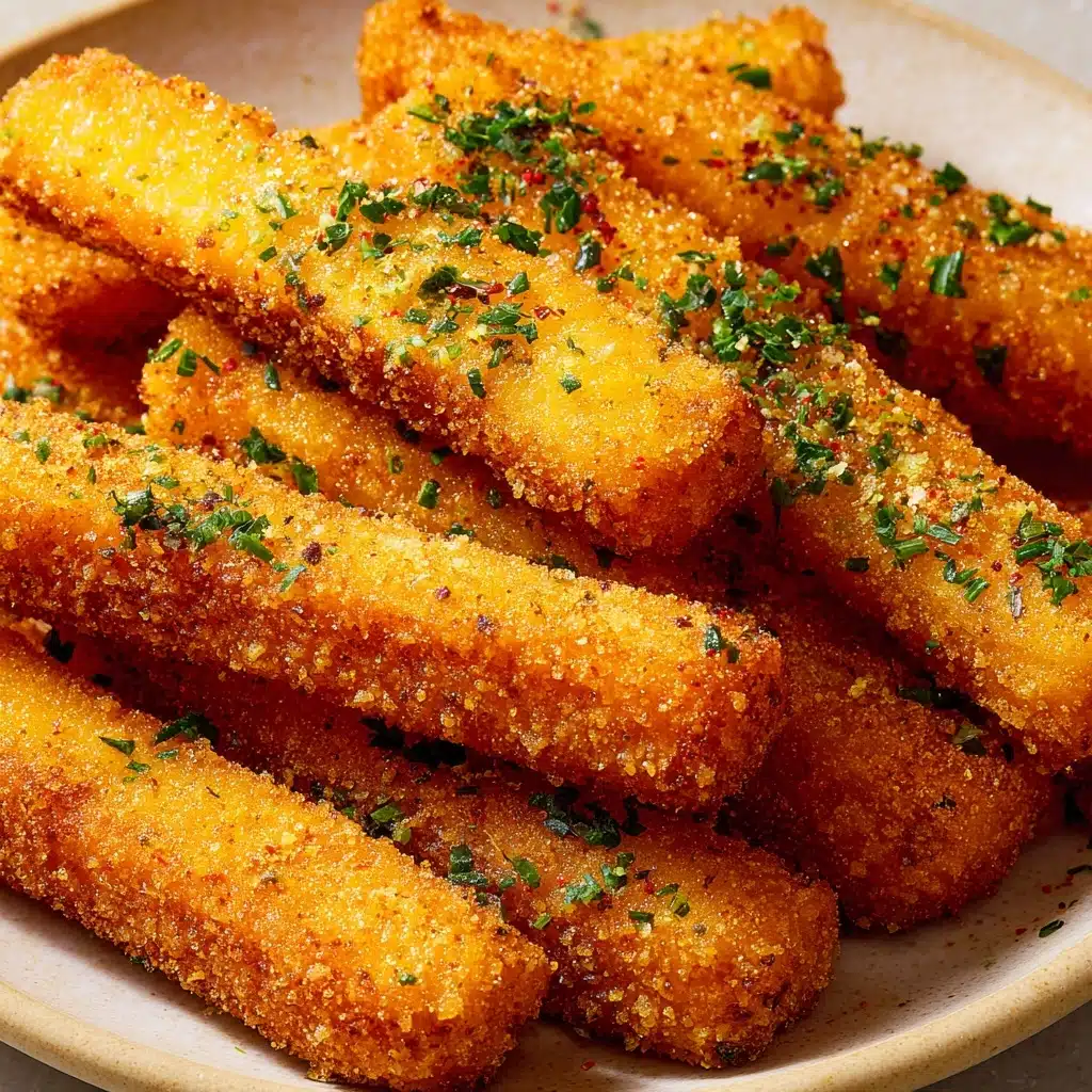 Crispy Hungarian Potato Cheese Sticks Recipe
