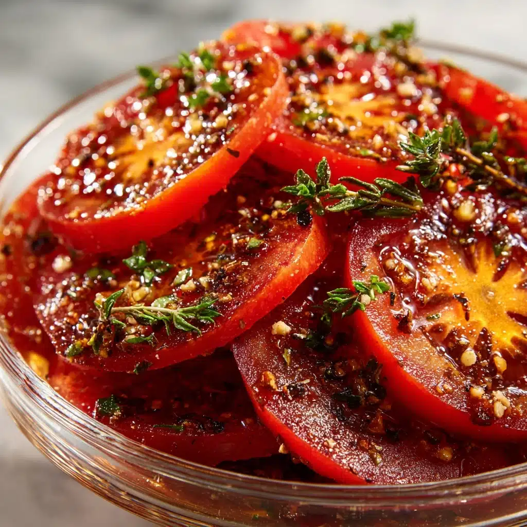 Easy Marinated Tomatoes Recipe - Recipe Image