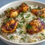 Chicken Scampi with Garlic Parmesan Rice Recipe