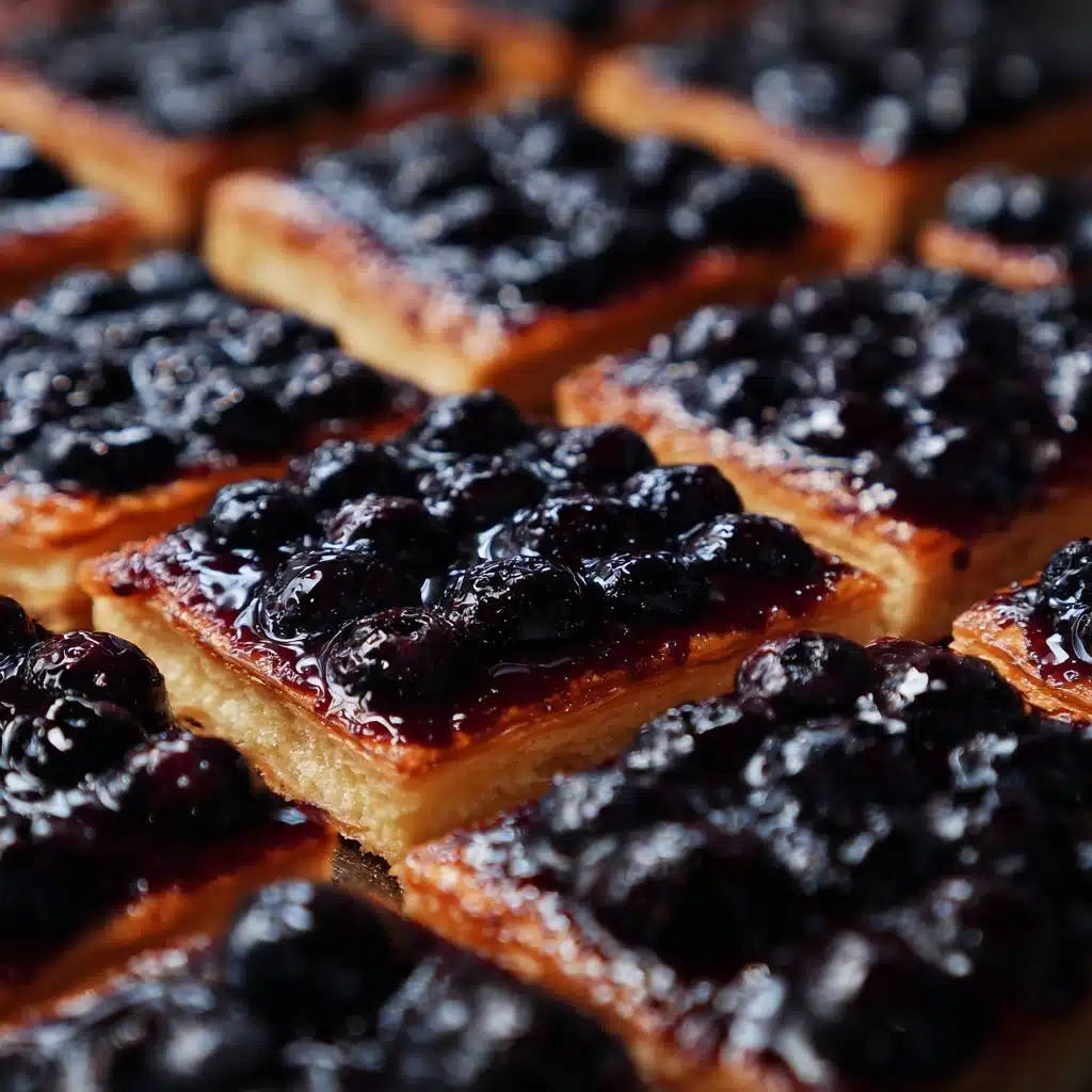 Lemon-Blueberry Puff Pastry Tart Recipe - Recipe Image