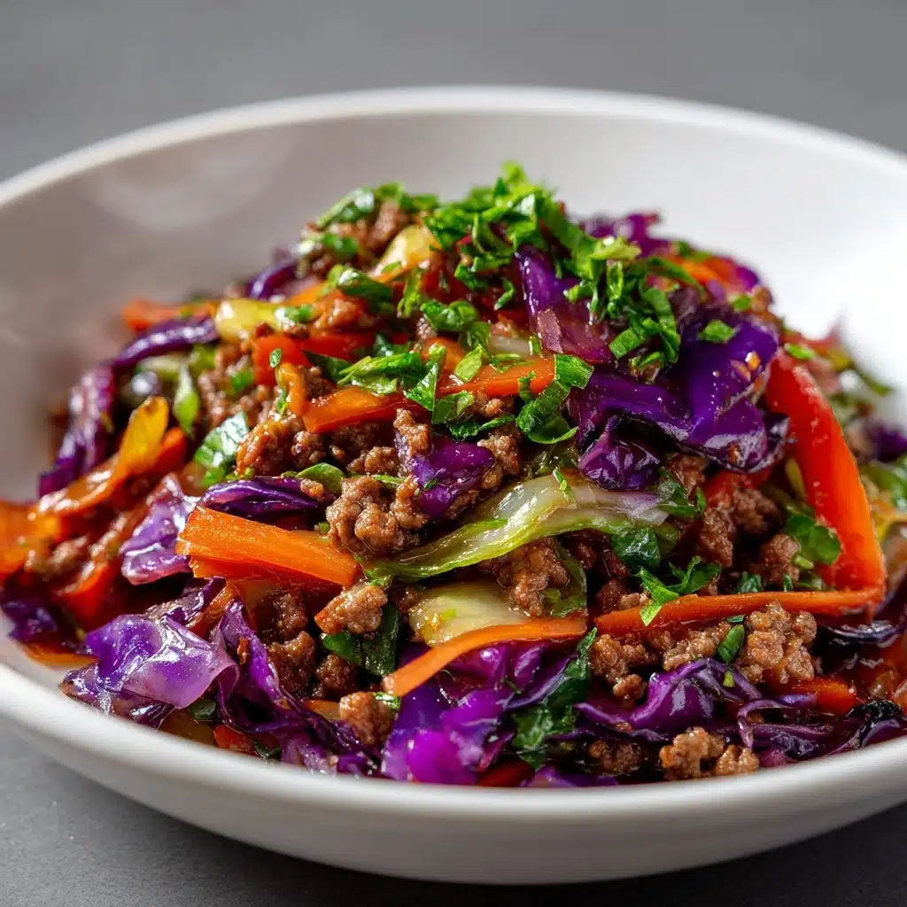 Ground Beef and Cabbage Stir-Fry Recipe