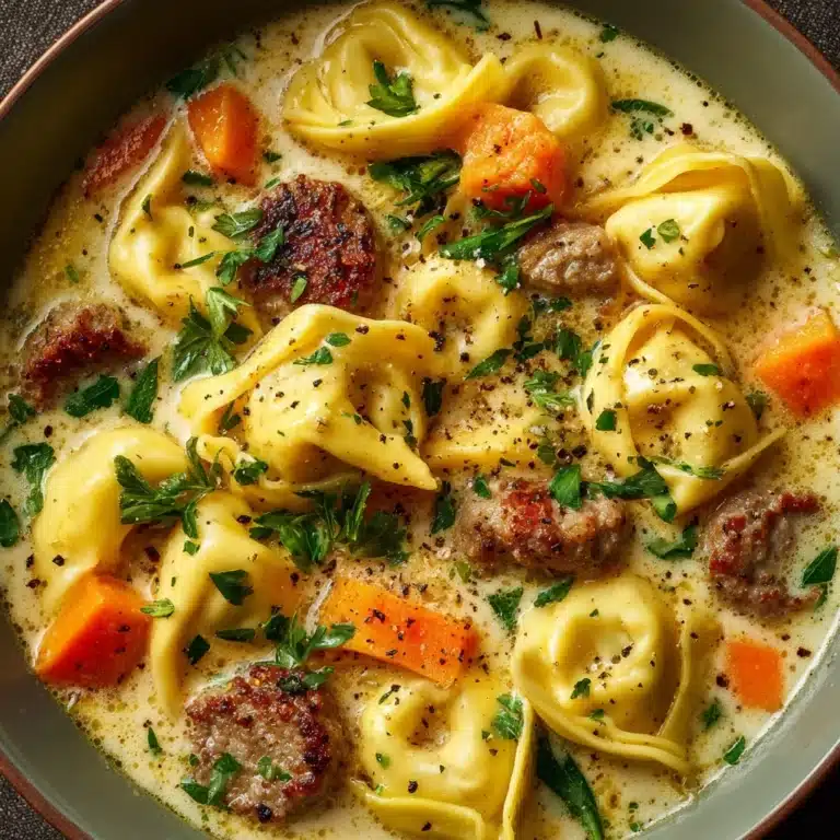 Creamy Sausage Tortellini Soup Recipe