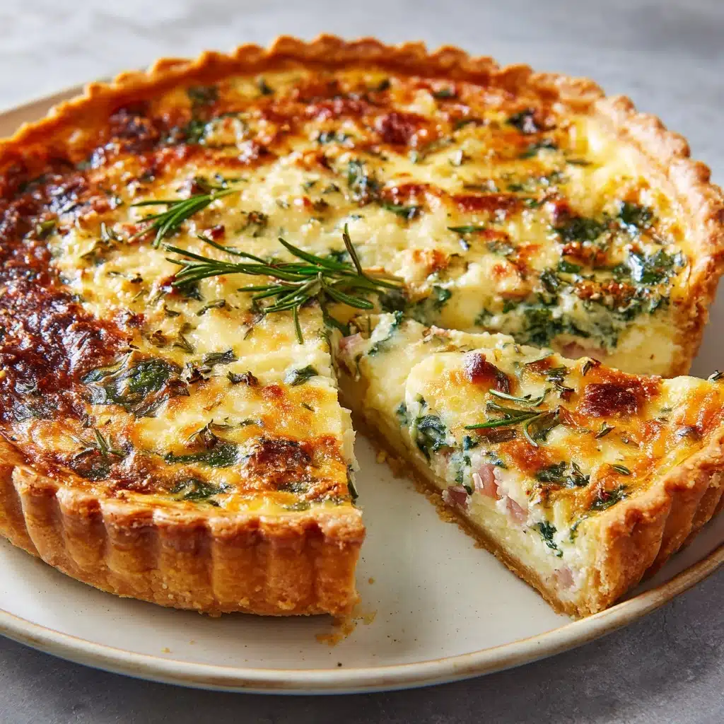Crab and Tarragon Tart Recipe - Recipe Image