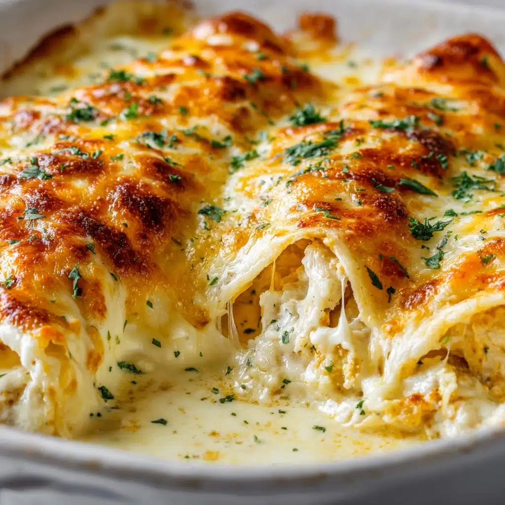 Chicken Enchiladas with Sour Cream White Sauce Recipe