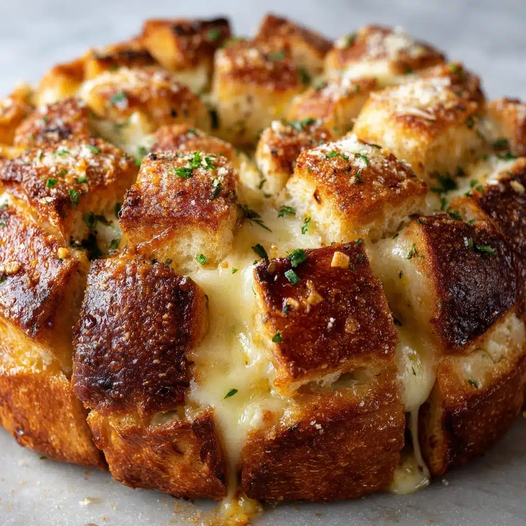 Cheesy Pull-Apart Garlic Bread Recipe - Recipe Image