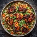 One Pan Chipotle Honey Chicken and Rice Recipe