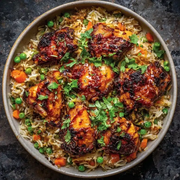 One Pan Chipotle Honey Chicken and Rice Recipe