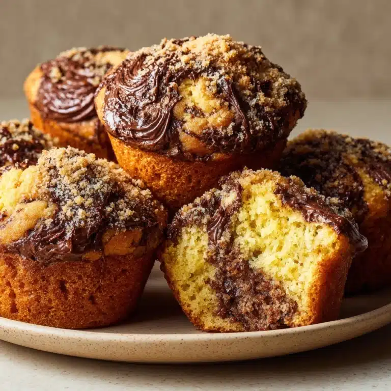 Chocolate and Espresso Babka Muffins Recipe