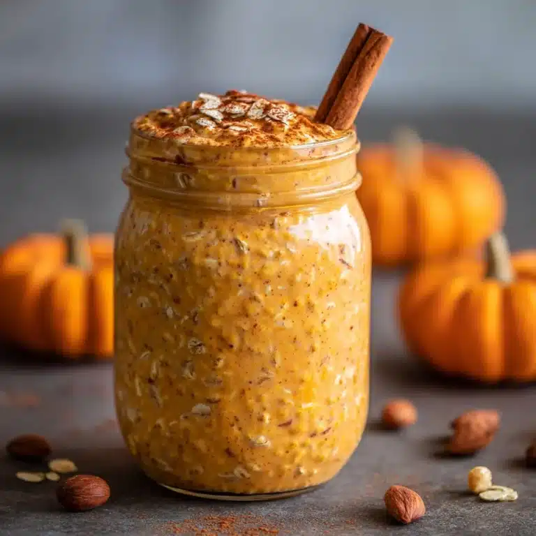 Pumpkin Spice Overnight Oats Recipe
