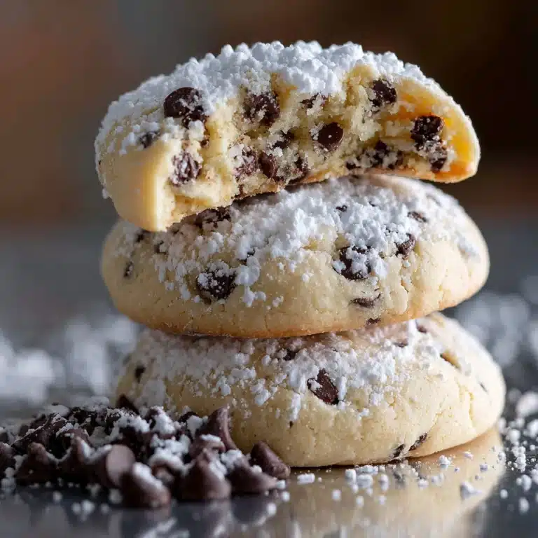 Peanut Butter Chocolate Chip Snowball Cookies Recipe