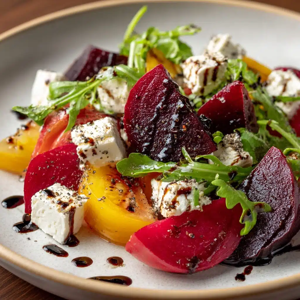 Beet Salad with Goat Cheese and Balsamic Recipe