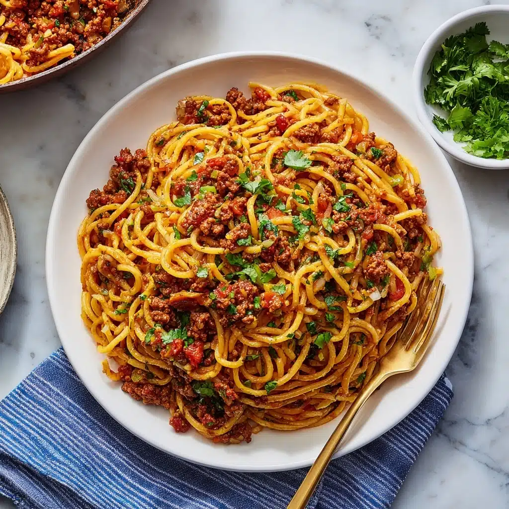 Taco Spaghetti Recipe - Recipe Image