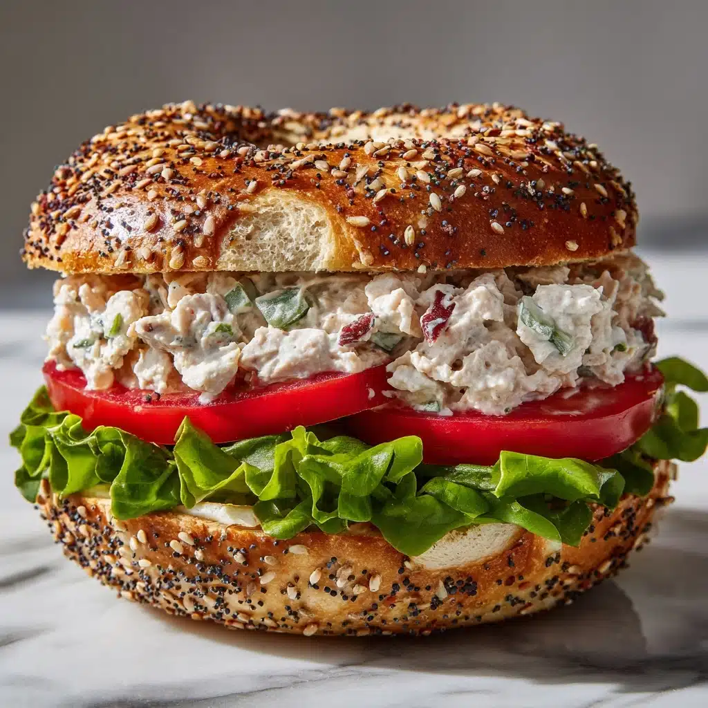 Tuna Salad Bagel Sandwich Recipe