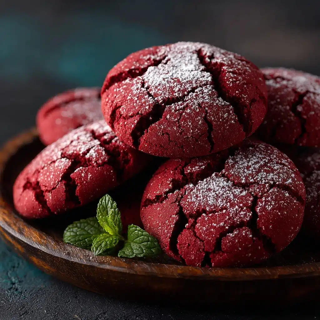 Red Velvet Crinkle Cookies Recipe