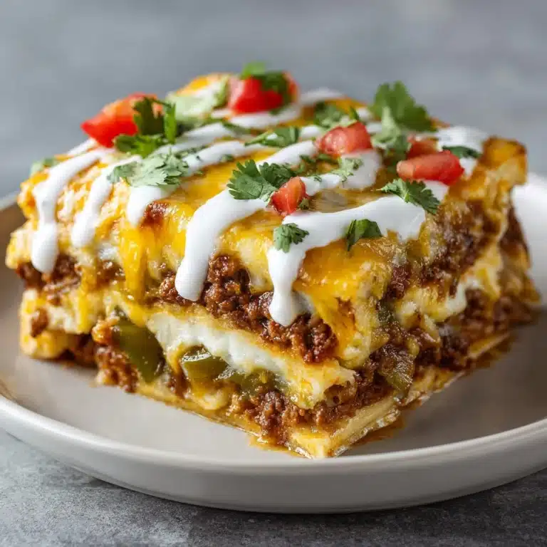 Baked Beef Chiles Rellenos Casserole Recipe