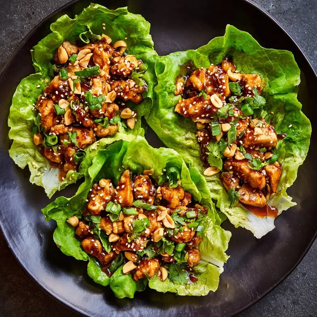 Flavorful Teriyaki Chicken Lettuce Wraps – Light, Easy & Delicious! Recipe - Recipe Image