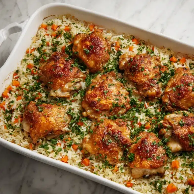No Peek Chicken & Rice Casserole Recipe