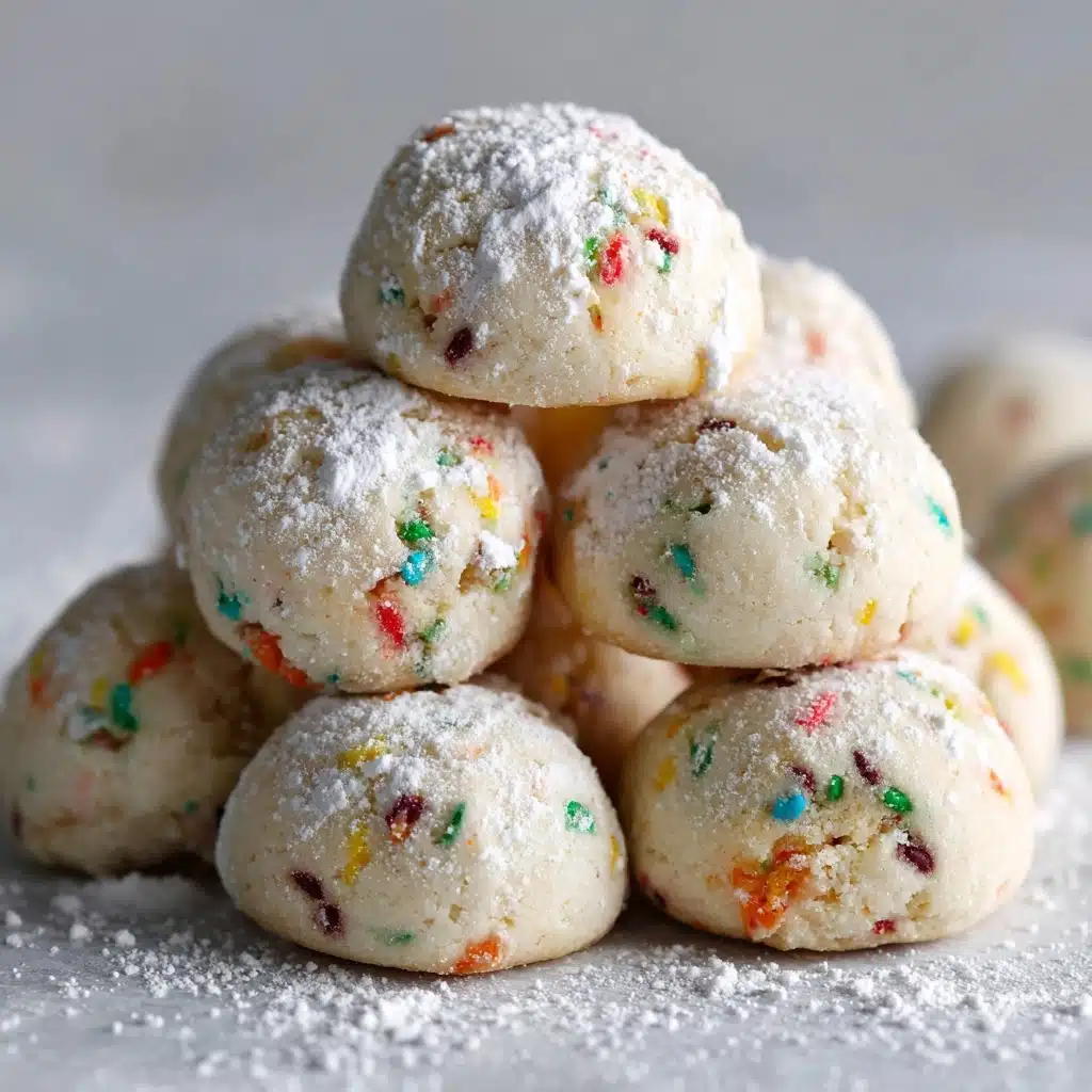 Funfetti Snowball Cookies Recipe - Recipe Image