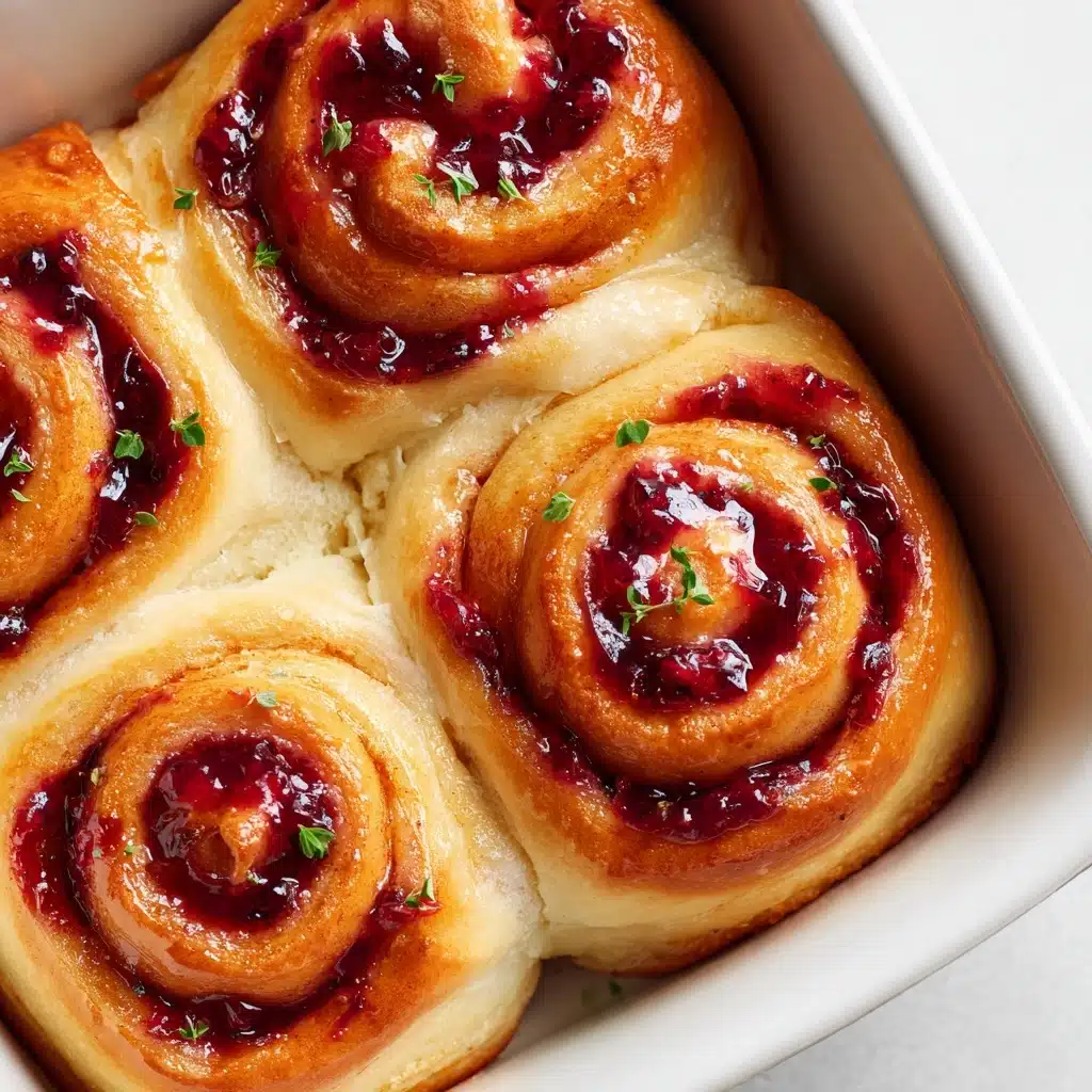 Cranberry Orange Sweet Rolls Recipe - Recipe Image