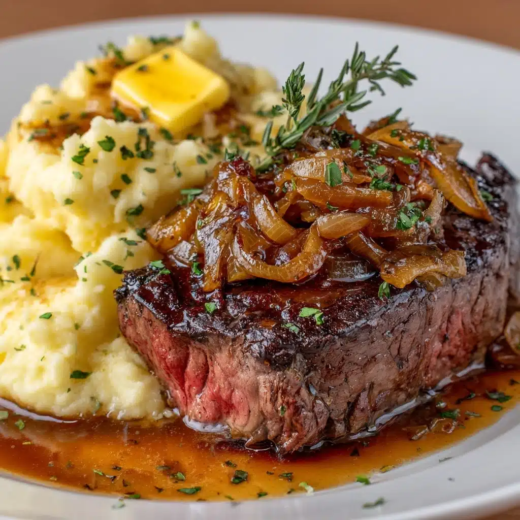 Classic Round Steak & Gravy Recipe - Recipe Image