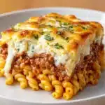 Cheesy Loaded Beef Meatloaf Casserole Recipe