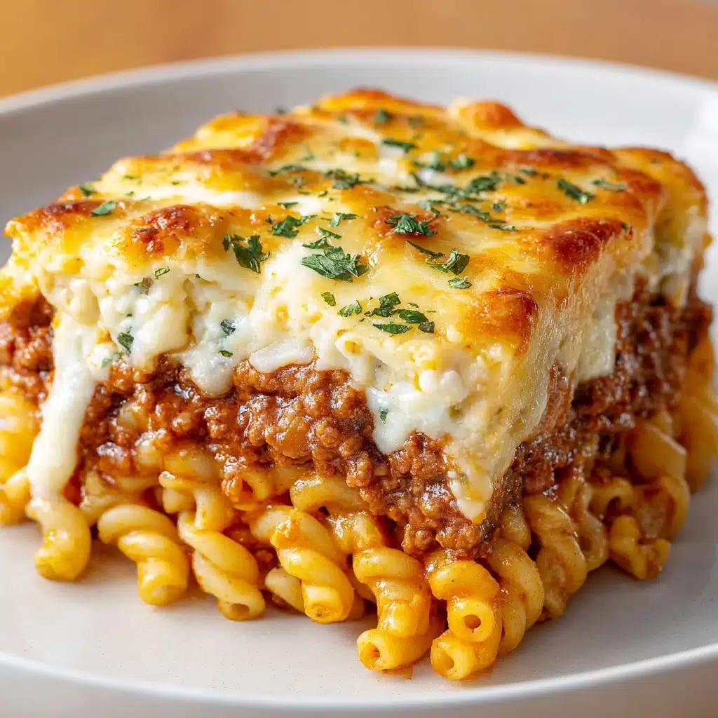 Cheesy Loaded Beef Meatloaf Casserole Recipe