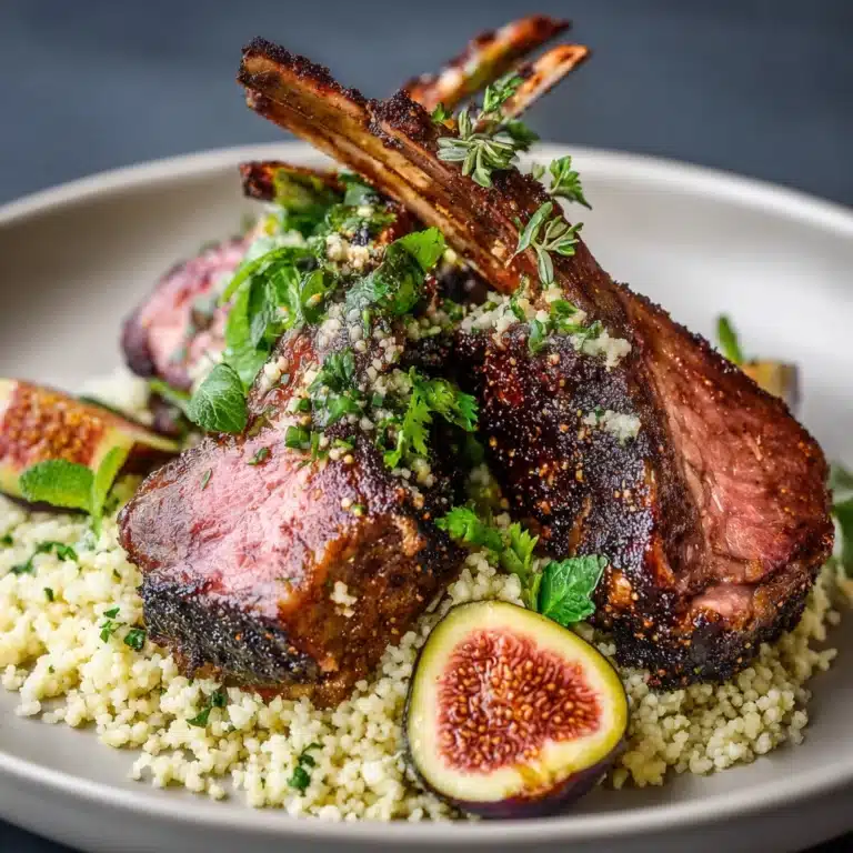 Rack of Lamb with Figs Recipe